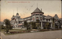 Hotel Hollywood California Postcard Postcard