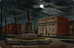 Kearny Statue Newark, NJ Postcard Postcard