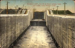 Lift at Gatun Postcard