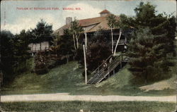 Pavilion at Rothchild's Park Wausau, WI Postcard Postcard