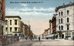 Main Street, Looking West Postcard