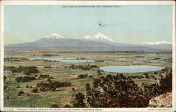 Spanish Peaks as seen between La Junta and Postcard