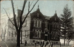 West School Building Marshall, MO Postcard Postcard