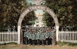 Entrance to Indian Training School Chemawa, OR Postcard Postcard