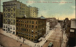 State and Pearl Streets Albany, NY Postcard Postcard