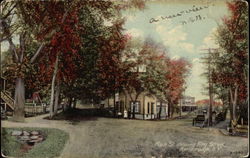 Main St. Showing King Street Postcard