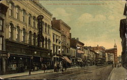 Lower State Street in the SHopping District Postcard