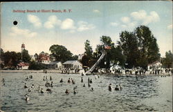 Bathing Beach, Olcott Beach Postcard