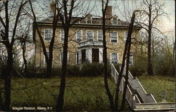 View of Schuyler Mansion Postcard