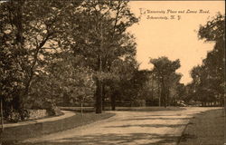 University Place and Lenox Road Postcard