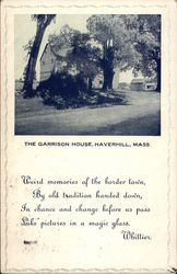 The Garrison House Haverhill, MA Postcard Postcard