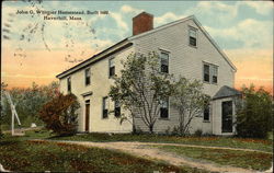 John G. Whittier Homestead Haverhill, MA Postcard Postcard