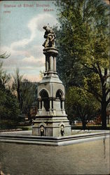 Statue of Ether, Boston, Mass Postcard