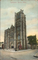 Cathedral Boston, MA Postcard Postcard