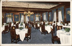 Blue Dining Room, Hotel Somerset Postcard