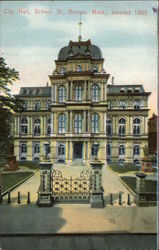 City Hall, School Street Postcard