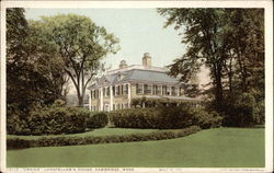 "Craigie" Longfellow's House Cambridge, MA Postcard Postcard