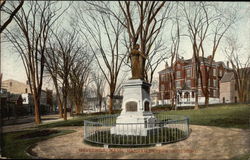 Hannah Duston Monument Haverhill, MA Postcard Postcard