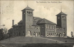 The Auditorium, East Northfield, Mass Postcard