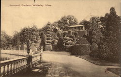 Honnewell Gardens Wellesley, MA Postcard Postcard