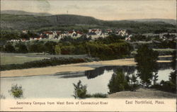 Seminary Campus from West Bank of Connecticut River East Northfield, MA Postcard Postcard