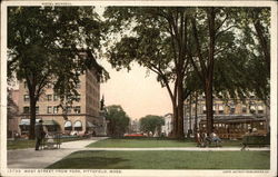 West Street from Park Postcard