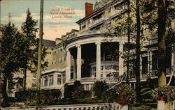 West Front of Hotel Aspinwall Lenox, MA Postcard Postcard