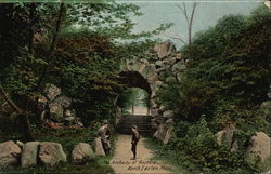 The Archway of Rockery North Easton, MA Postcard Postcard