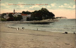 Dow's Rock and Lincoln House Point Postcard