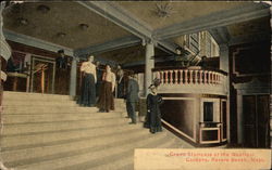 Grand Staircase at the Nautical Gardens Revere Beach, MA Postcard Postcard