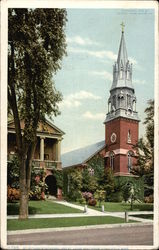 St. Michael's Cathedral and St. Luke's Sanitarium Postcard