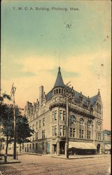 YMCA Building Fitchburg, MA Postcard Postcard