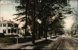 Looking up Dean St Postcard