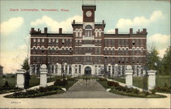 Clark University Worcester, MA Postcard Postcard