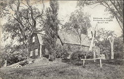 Fairbanks House, Built 1636 Dedham, MA Postcard Postcard