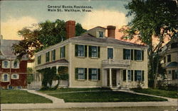 General Banks Residence, Main St Postcard