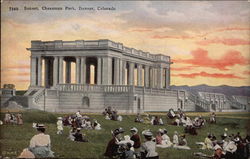 Sunset, Cheesman Park Postcard