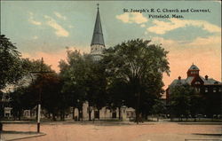 St. Joseph's R.C. Church and Convent Postcard