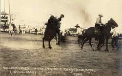 Rodeo William Leach On Pretty Dick Postcard