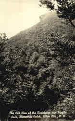 The Oldman Of The Mountains And Profile Lake, White Mts Postcard