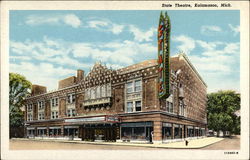 State Theatre, Kalamazoo, Mich Postcard