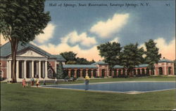 Hall of Springs, State Reservation, Saratoga Springs, N.Y Postcard