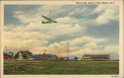 Harris Hill Glider Field, Elmira New York Postcard Postcard