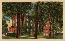 Cowles Hall, Elmira College New York Postcard Postcard