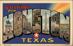 Greetings From Houston, Texas Postcard Postcard