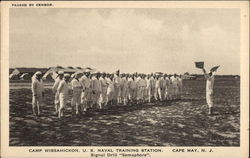 Camp Wissahickon - U.S. Naval Training Station Postcard