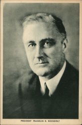 President Franklin D. Roosevelt Postcard