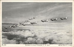 Squadron of Scout Bombers, U.S. Navy Postcard Postcard