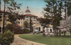 The Carolina Hotel - Entrance Drive Postcard