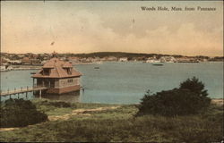 Woods Hole from Penzance Massachusetts Postcard Postcard